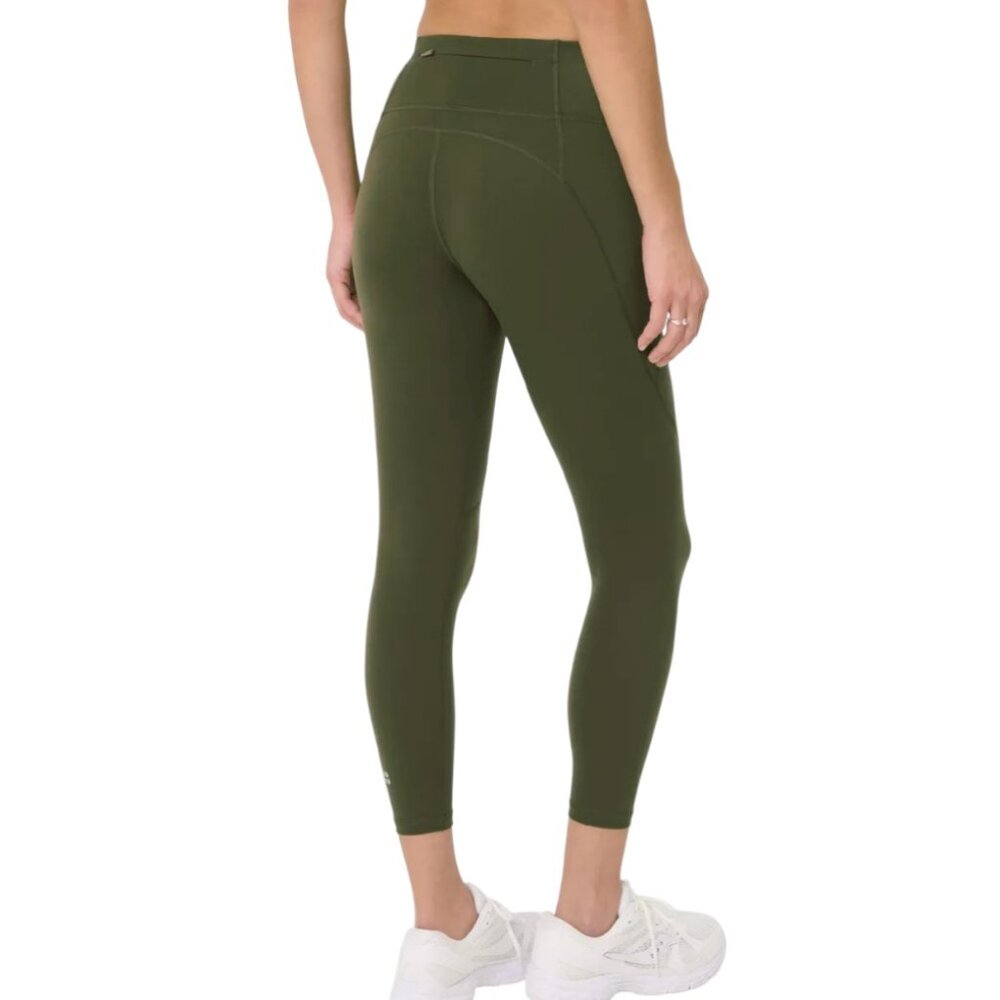 SWEATY BETTY POWER 7/8 WORKOUT LEGGINGS POCKETS GREEN GYM ATHLETE MED - Picture 2 of 7